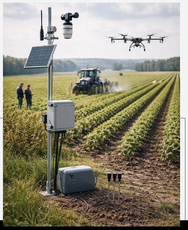 Разработка IoT мониторинга полей в Балахне от 8881 р. | АвикейБлх