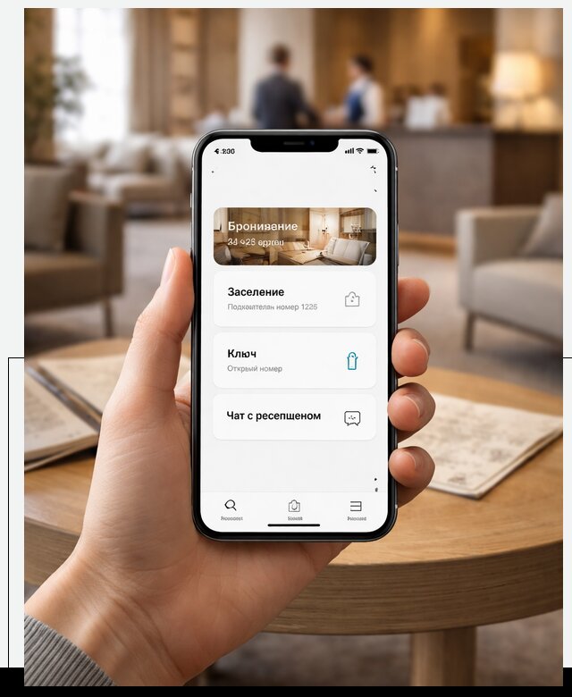 Мобильное приложение для гостей отеля в Балахне, управление сервисом